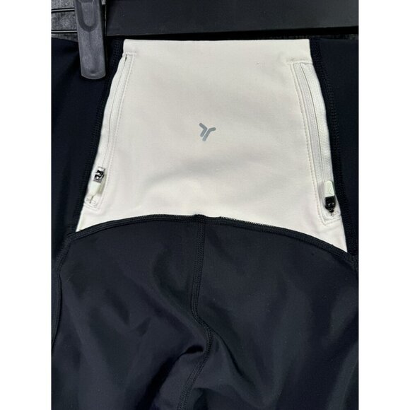 Old Navy Active Powersoft High-Rise 7/8 Ankle Leggings S Black/cream‎ athleisure - Picture 5 of 6